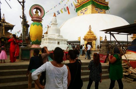 Swayambhunath Monaster for Best of Nepal Tour